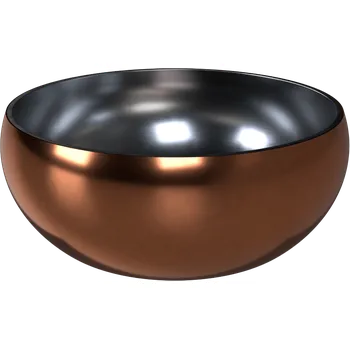 Miska pro psa Miska Dog Fantasy s dvojitou stěnou rosegold 12cm 376ml