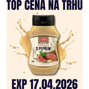 Čokoláda ALBA Hořčice s pepřem 350 g tuba PRODLOUŽENÁ EXP 17.04.2026