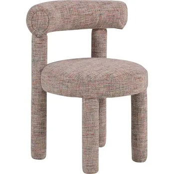 Jídelní židle Čalouněná židle Leith - Livin Hill Bílý melír / Růžová / Žlutá / Zelená / Modrá 62x80 cm