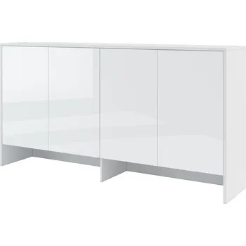 regál Nástavba Bed Concept - Lenart Bílá Alpská / Bílý lesk 211x110 cm