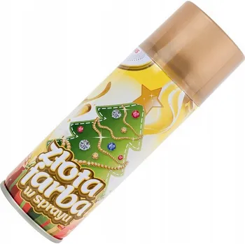 Barva ve spreji Barva ve spreji Aliga Zlatá 250 ml metalický efekt