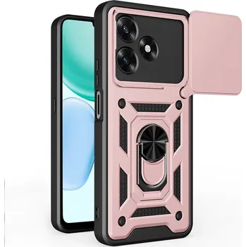 Pouzdro na mobilní telefon Techsuit – řada CamShield – Honor X5c Plus – růžové zlato