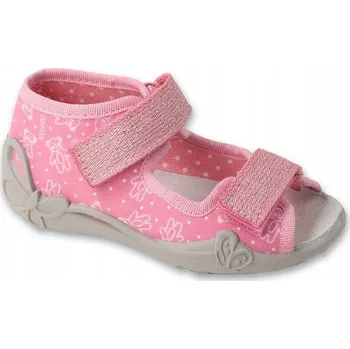 Dívčí bačkory Befado dětské papuče velikost 26 342P066