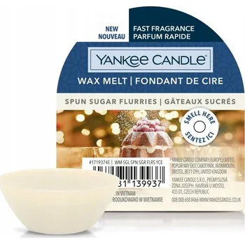 Svíčka CUKROVÁ VATA Vosk vonný YANKEE CANDLE