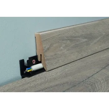 Podlahová lišta Lišta soklová Naturel hnědá, MDF, délka 260 cm, L58C128