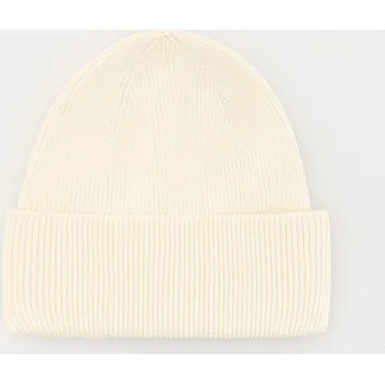 Čepice Reserved - Čepice beanie z&nbsp;viskózové směsi - krémová - 662CO-01X - 662CO-01X-ONE