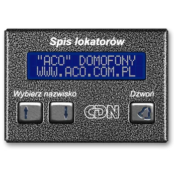 ACO CDN-230E GR Elektronický adresář grafitový