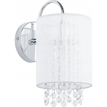 Nástěnné svítidlo Nástěnné svítidlo Italux čiré, bílé, stříbrné E14 40 W