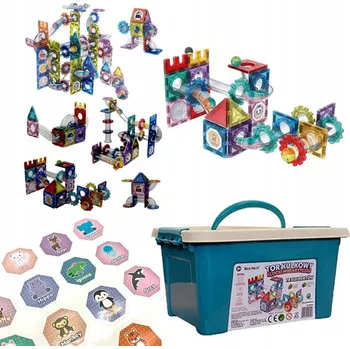 ostatní stavebnice STAVEBNICE KRABIČKA KULIČKOVÁ DRÁHA BUILDING BLOCKS 78 DÍLŮ