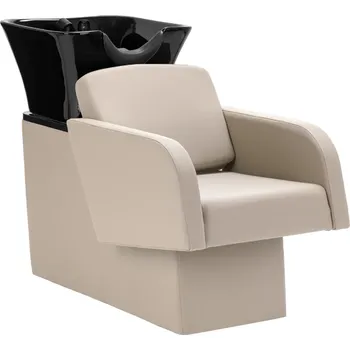 Kadeřnické křeslo Pro salony Kadeřnický mycí box Elda Barva: Béžová