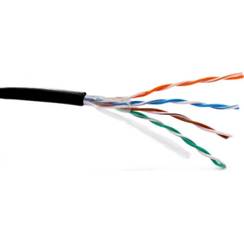 Síťový kabel GETFORT PREMIUM CAT.5E U/UTP UV SUCHÝ KROUCENÝ PÁROVÝ KABEL