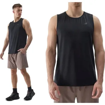 Pánské tričko Tréninkové tričko bez rukávů 4F XXL černé