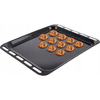 Plech na pečení Smaltovaný ocelový plech na pečení do trouby univerzální 44,5x36x2 cm