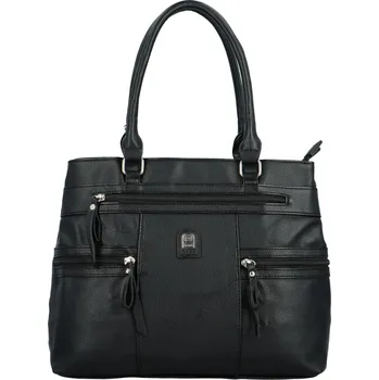 Kabelka Stylová dámská koženková kabelka na rameno Kalama, černá