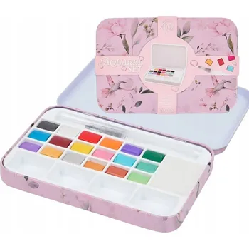 Vodová barva Akvarelové barvy Creative Artist, vícebarevné, sada 20 ks po 59 ml