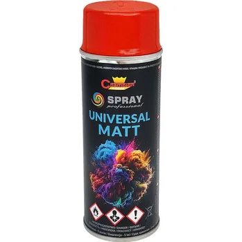 Barva ve spreji Barva sprej 400 ml RAL3000 červená mat univerzální