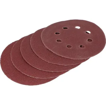 Brusný papír Jipos Tools Brusný papír se suchým zipem, 125mm, 5ks P80 7343 JIPOS