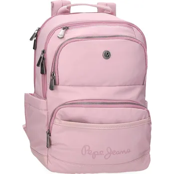 Městský batoh Dámský batoh na notebook 18L Pepe Jeans Corin - růžová