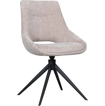 Jídelní židle LABEL51 Otočná jídelní židle MARLOW krémová