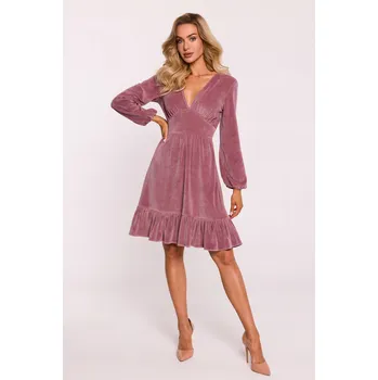 Dámské šaty MOE koktejlové šaty klasického střihu ke kolenům, velikost S