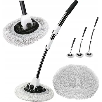 Mycí kartáč na vozidlo TELESKOPICKÝ KARTÁČ NA MYTÍ AUTA Z MIKROVLÁKNA - DLOUHÝ, SKLÁDACÍ