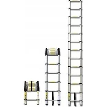 Žebřík Žebřík G21 z hliníku 2 x 9 až 150 kg