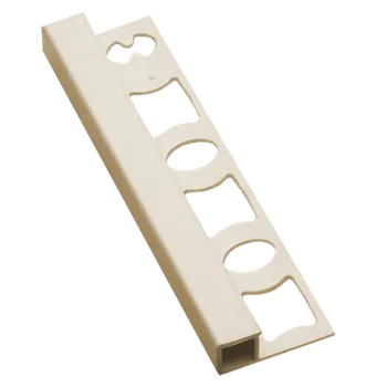 ukončovací lišta Lišta ukončovací "hranatá" Profil-EU krémová, PVC, délka 250 cm, výška hrany 8 mm, LH825024