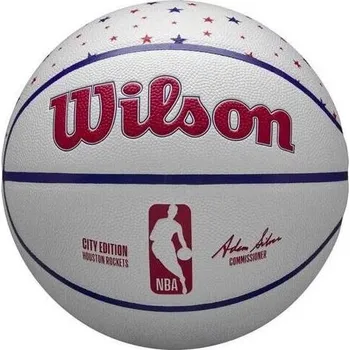 Basketbalový míč Basketbalový míč Wilson Houston Rockets Ballon Team City Collector velikosti: 7