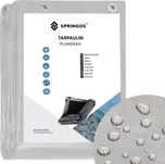 Krycí plachta 6x8 m, extra silná 260g PE SPRINGOS GA2186 šedá