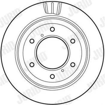 Brzdový systém Brzdový kotouč JURID 562777JC