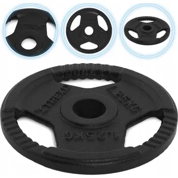 TREXO TRX-ICP005 litinové Závaží 5 kg chrom