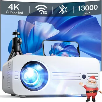 Projekční technika IZEEKER Mini Projektor Full HD 4K 13000 Lux 5G WiFi Bluetooth 300 Palců