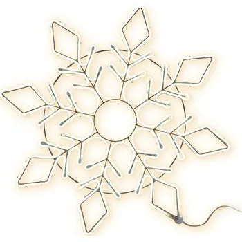 Vánoční dekorace Allbag sněhová vločka až pro 10 žárovek