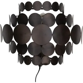 Nástěnné svítidlo WOOOD Nástěnné světlo KAKI černá 377194-ZA