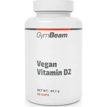 Zdraví Veganský vitamin D2 - GymBeam Kapsle: 90 kaps.