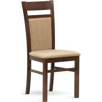 Jídelní stůl VITO – čalouněná židle - tm. hnědá , velvet terracotta 44