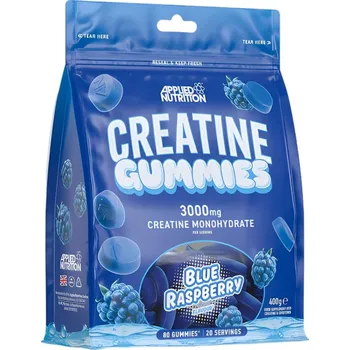 Kreatin KREATIN MONOHYDRÁT CREATINE GUMMIES 3000mg APPLIED NUTRITION 80 ŽELÉ