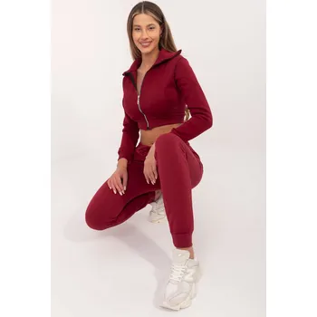 Dámské tepláky RV-DR-5040.04X BASIC FEEL GOOD Barva: Bordó, Velikost: XL