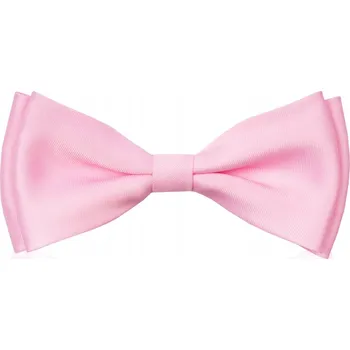 Motýlek Chlapecký Dětský Motýlek Elegantní Motýlek Hladký Matný Český Růžový