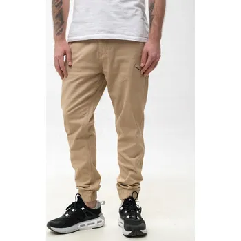 Pánské kalhoty Pánské bavlněné jogger kalhoty béžové MyStars Classic 34