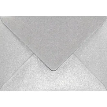 Obálka Obálky B6 Aster Met. Silver stříbrné - 25 Ks.