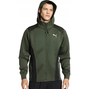 Pánská větrovka 3261 PÁNSKÁ BUNDA PUMA NA ZIP S KAPUCÍ TECHNICKÁ CLOUDSPUN 2XL