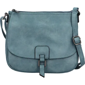 Kabelka Trendy dámská koženková crossbody kabelka Gergana, světle modrá