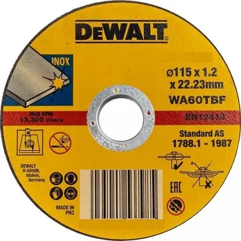 Řezný kotouč DEWALT DT42335 Kotouč řezný 115 x 1.2mm