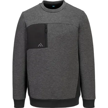 pracovní mikina PORTWEST Mikina KX377 POR-KX377MGRM M Šedá metal