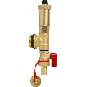 Ventil Odvzdušňovací a vypouštěcí ventil DIAMOND 1" červený