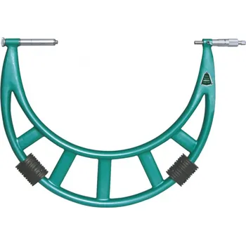 Mechanický mikrometr velkých rozsahů INSIZE 3205 Rozsah: 300-400 mm, Typ: S integrovanou řehtačkou