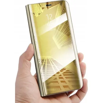 Pouzdro na mobilní telefon Flipové pouzdro Pskom pro Samsung Galaxy S21 FE zlaté