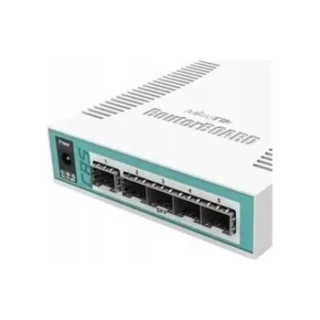 Switch Switch MikroTik CRS106-1C-5S 6 portů, bílý
