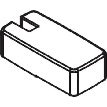 Náhradní díl krytka na profil SAT černá NDSATFUDP10C